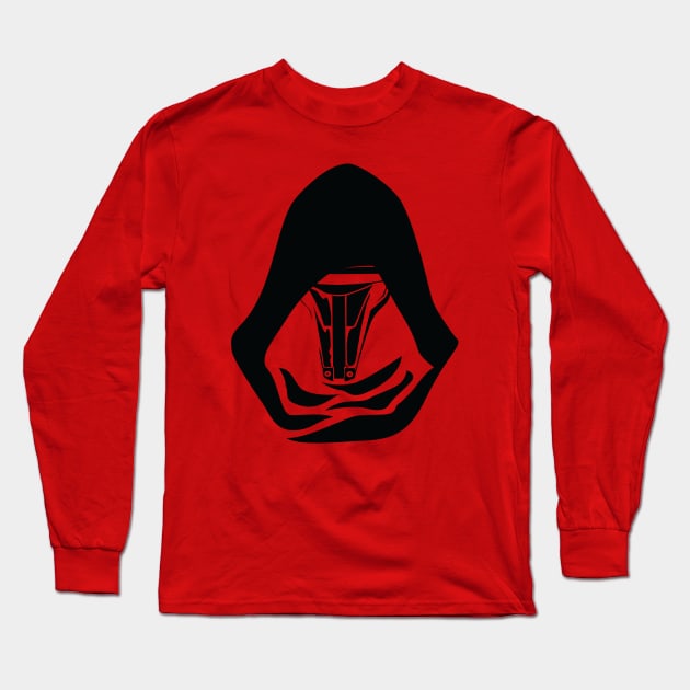 Darth Revan Mask – in Black Long Sleeve T-Shirt by HelveticaHero